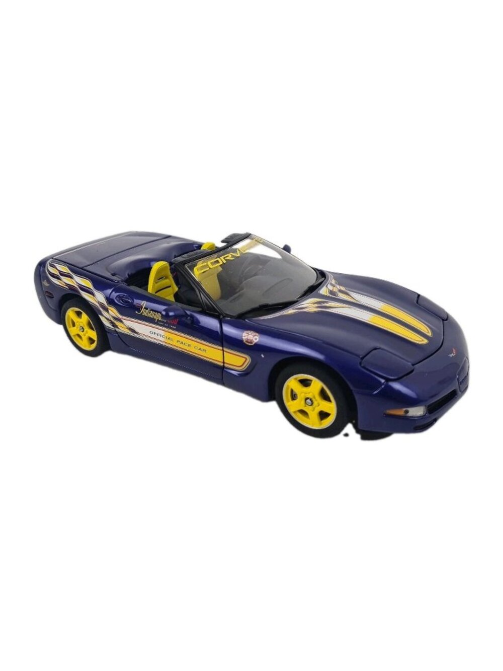 Franklin Mint 1998 Corvette Pace Car 500 Indianapolis 1:24 DieCast B11ZN20